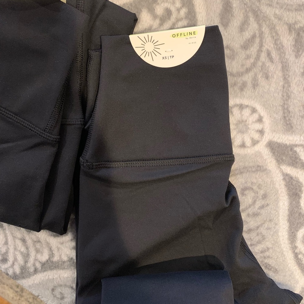 OFFLINE Black Hugger Leggings XS 2 pairs